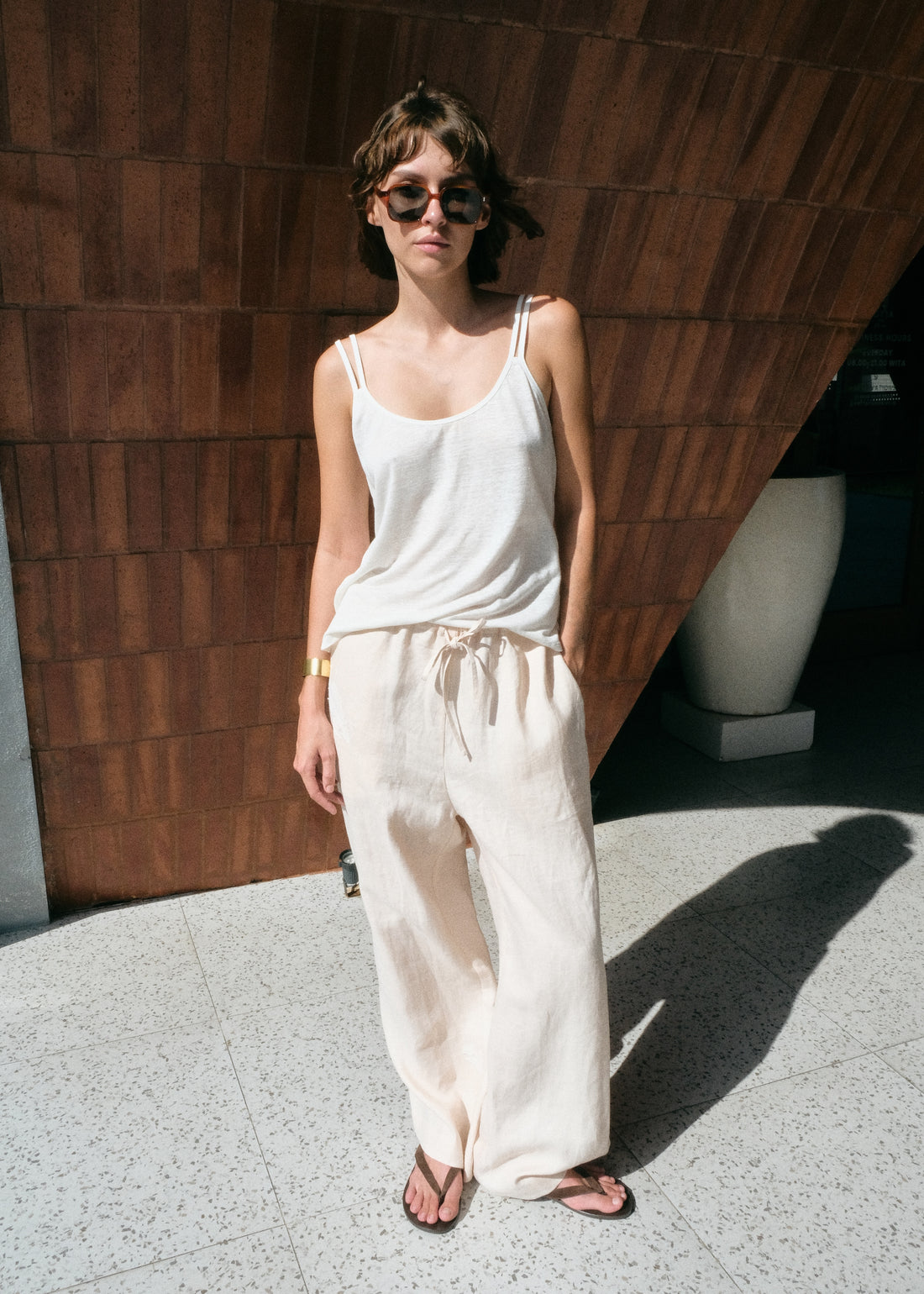 Women's linen tank top — Not a Must Bali