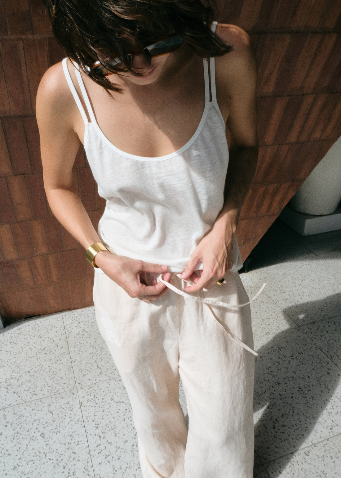 Women's linen tank top — Not a Must Bali