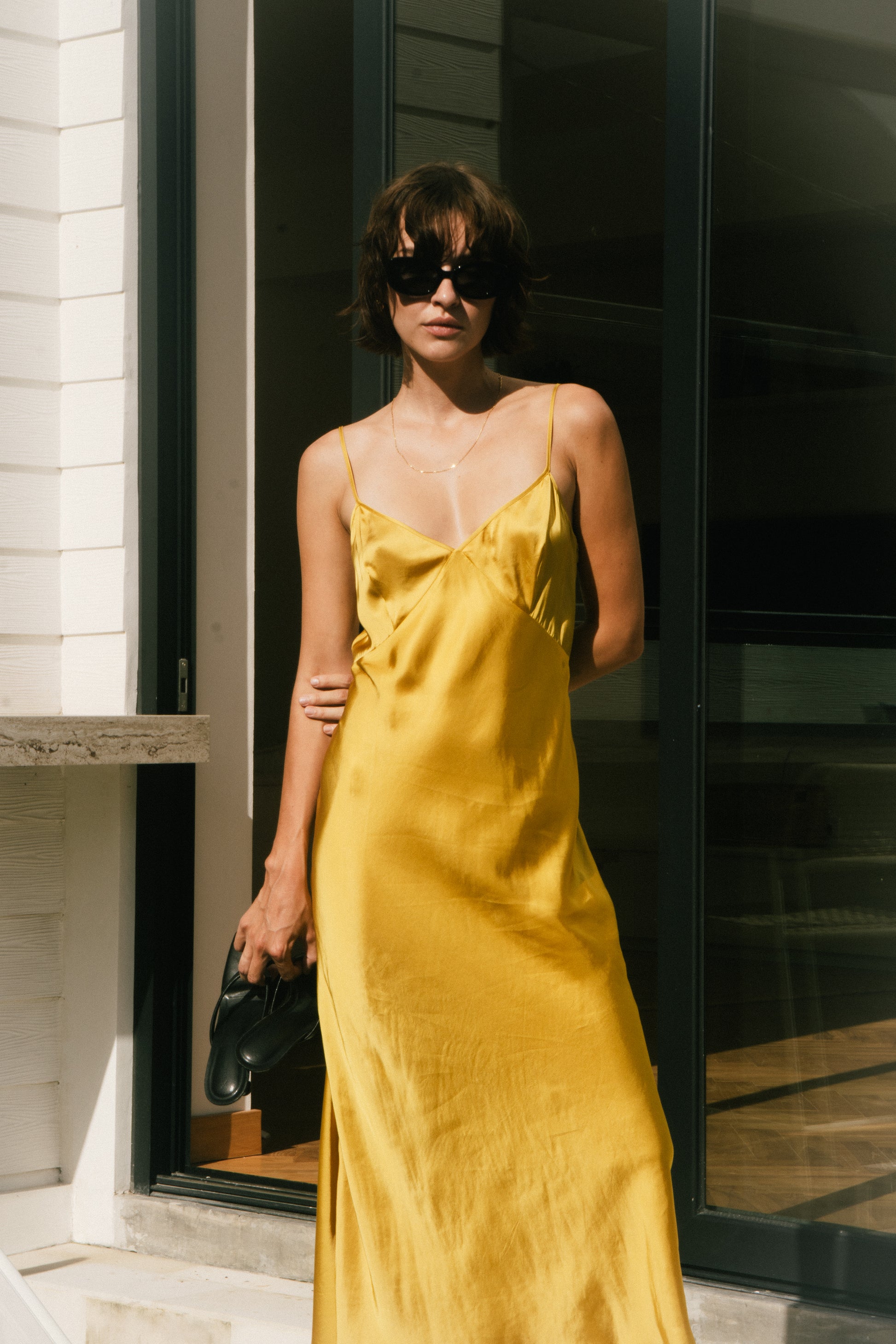 viscose dress — styling