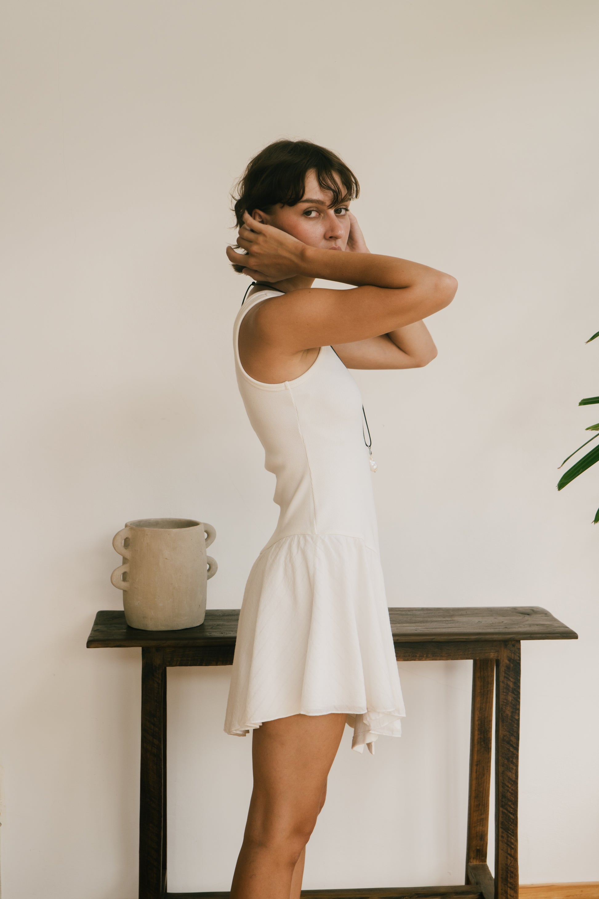 viscose dress — styling
