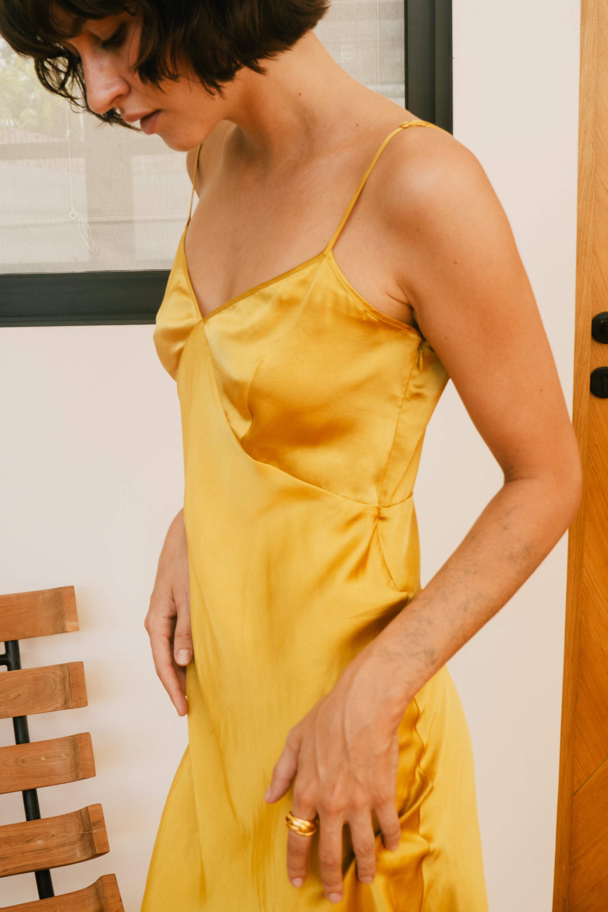 viscose dress — styling