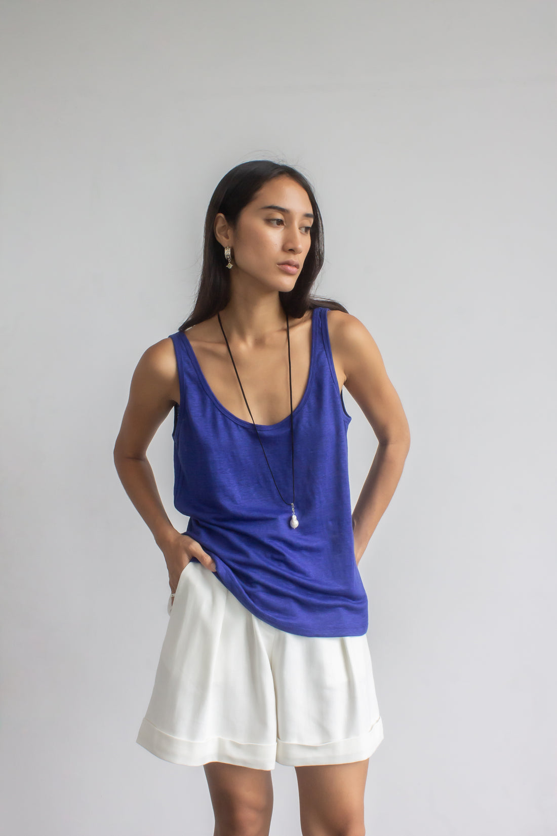 Linen tank top