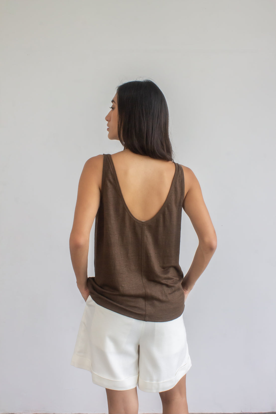 Linen tank top