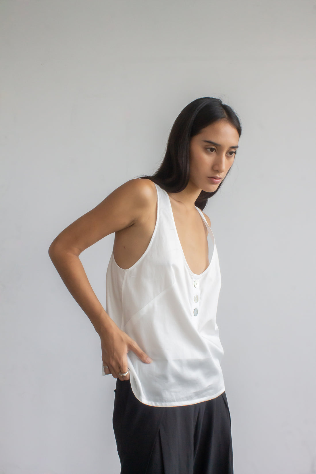 Poplin top