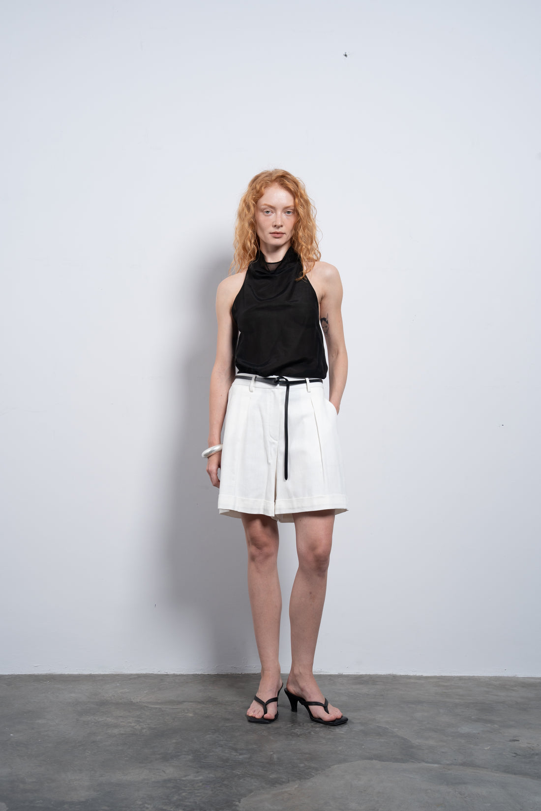 Heringbone shorts