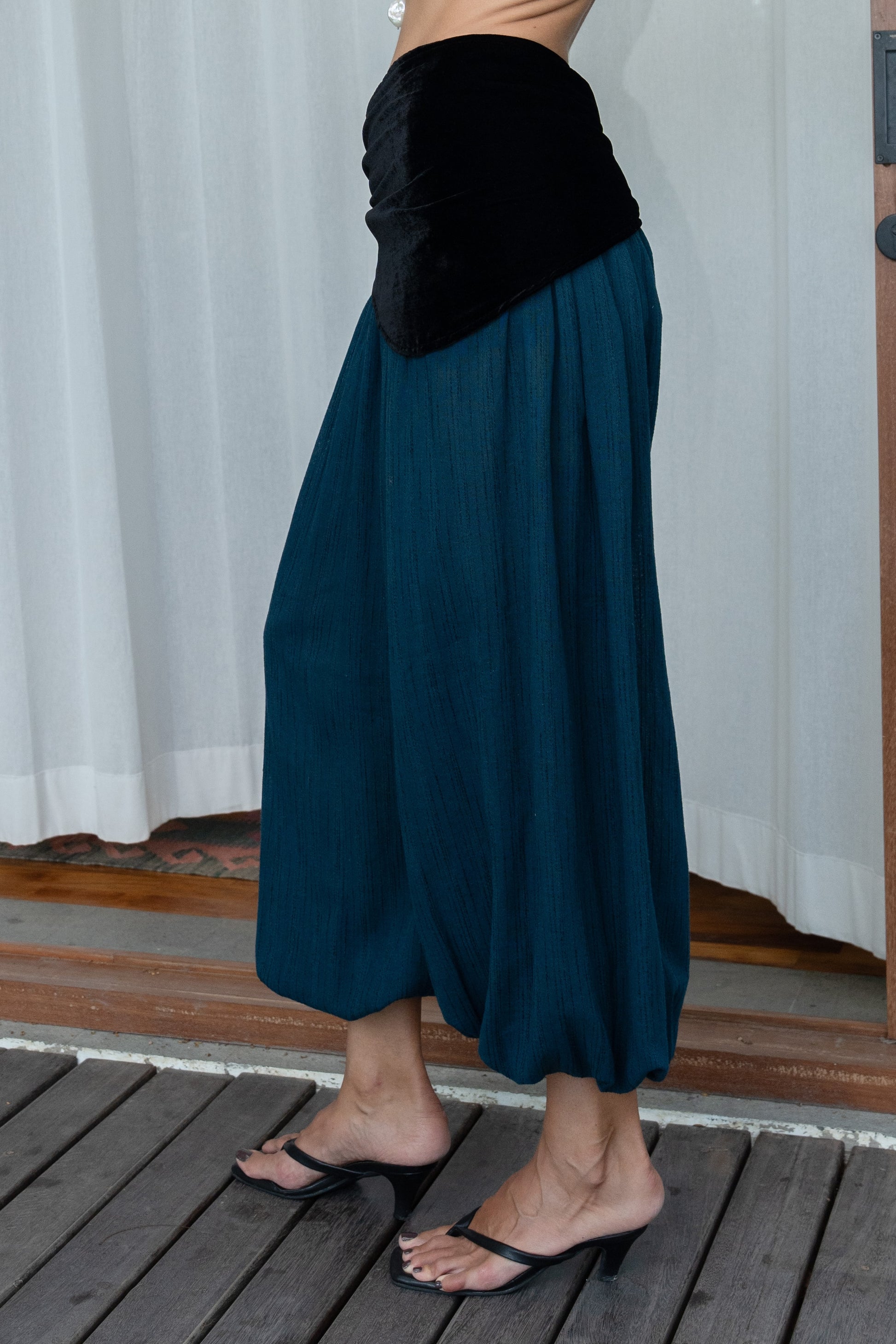 cotton pants — detail